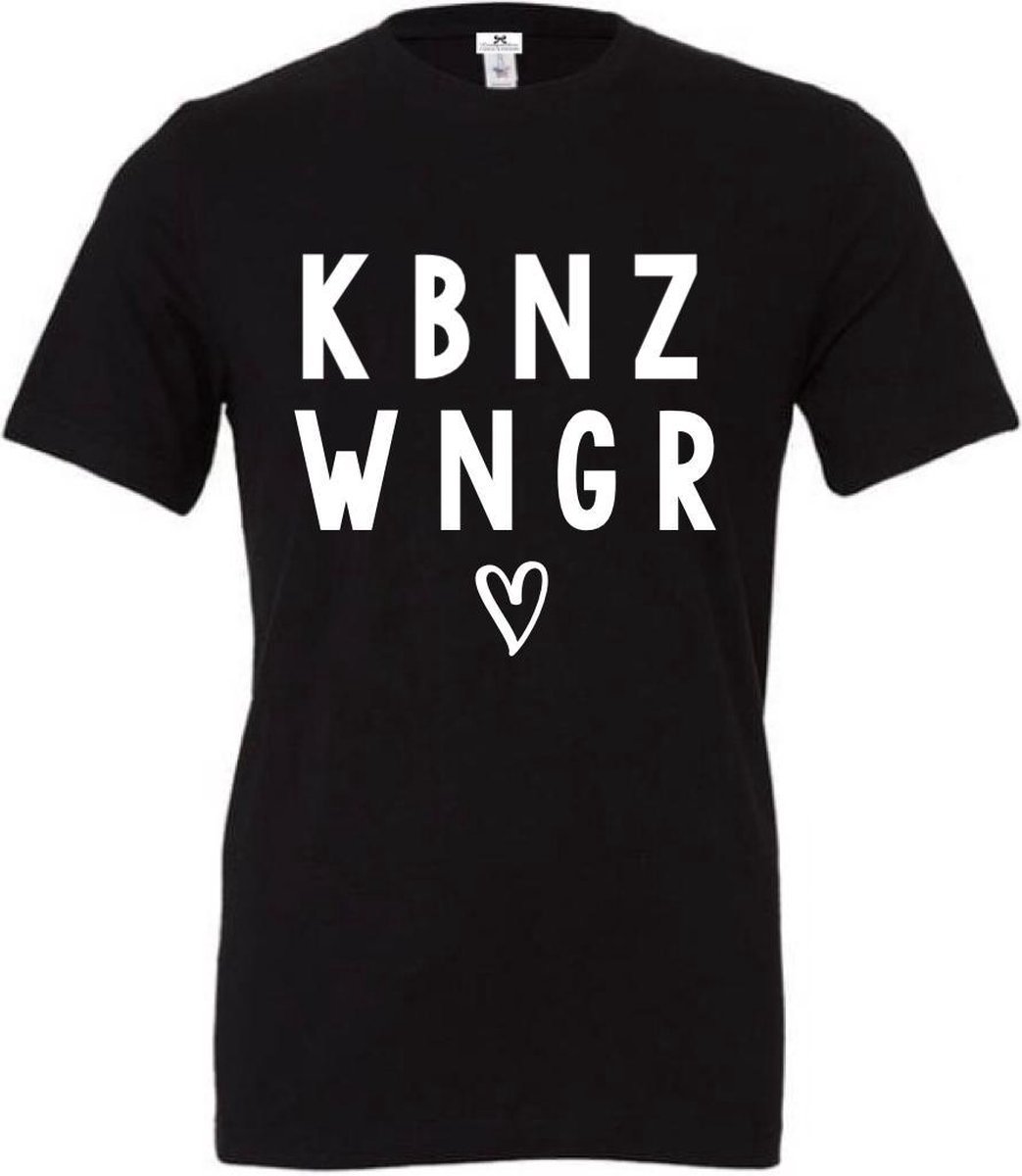 Livingstickers T-shirt Korte Mouw-zwart-tekst Wit-shirt Voor Een Aanstaande Mama-bekendmaking Zwangerschap-ik Ben Zwanger-Maat S
