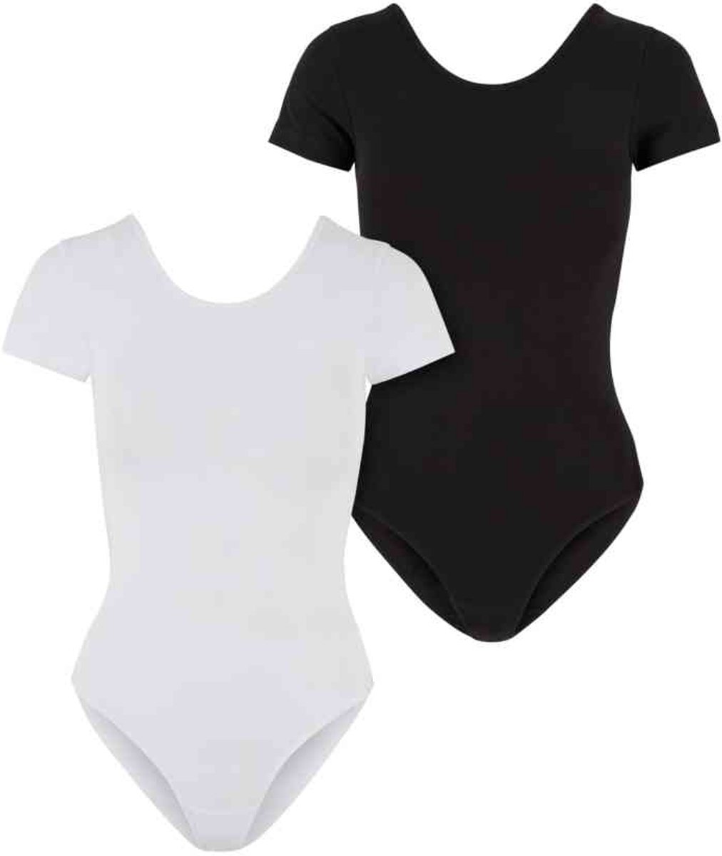 Urban Classics Organic Stretch Jersey 2Pack Bodysuit 3XL Wit