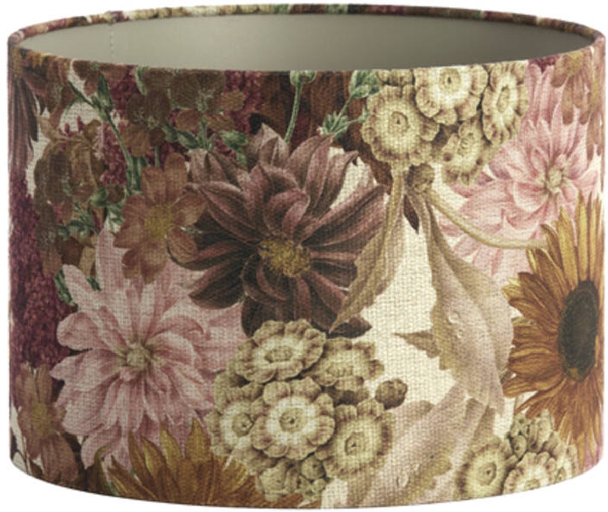 Kap - wit - ROSEWOOD - textiel - E27 - 2230517 - Light & Living
