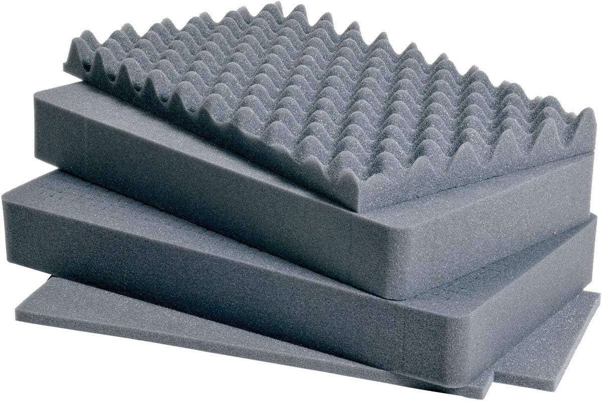 Vervangende Schuimset - Schuim Interieur Koffer - Apparatuur Beschermen - Voorgesneden Plukschuim - Peli 1511 Set - Zwart