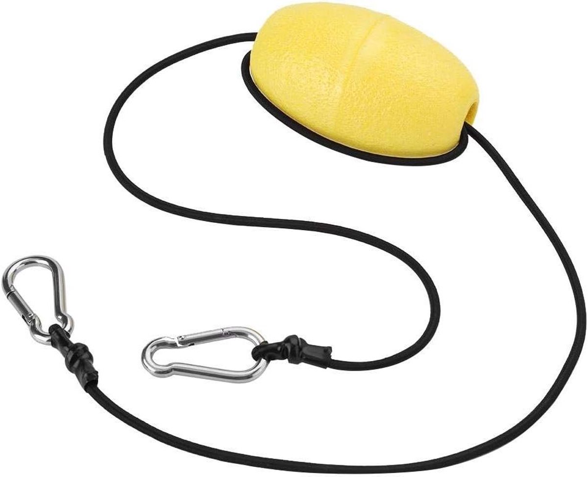 Kajak Werflens Drijvende Lijn - Veiligheidstouw Kajak - Voorkomen van verlies - Roestvrij staal nylon EVA - 4 mm touwdiameter