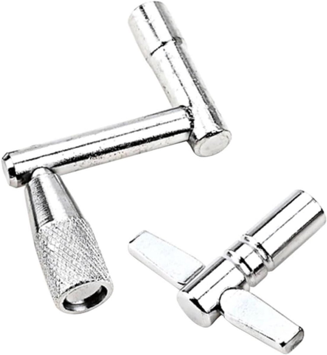 Drum Sleutel Set - Stem Moker - Drum Stemmen - Metalen Constructie - 7.6X2.4CM - Zilver