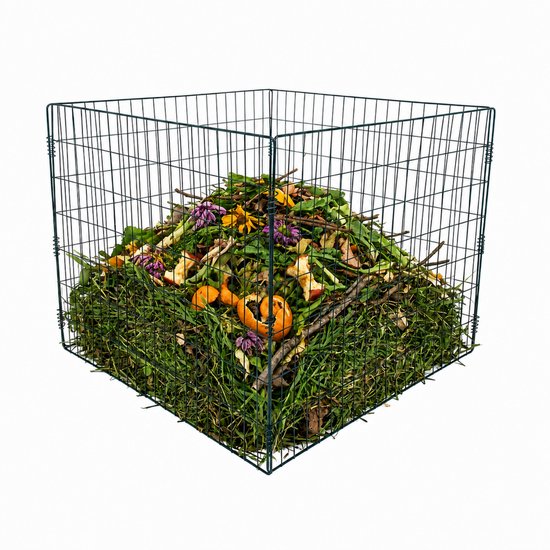 ACAZA bladkorf – 90 x 90 x 70 cm – zwart