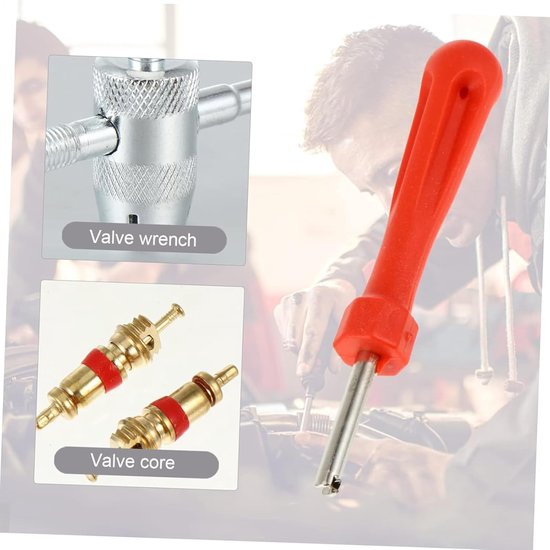 Bandenklep Reparatiekit - Ventiel Kernen - Band Onderhoud - Complete Gereedschapsset - 100+ Delen - Niet gespecificeerd — afbeelding 2