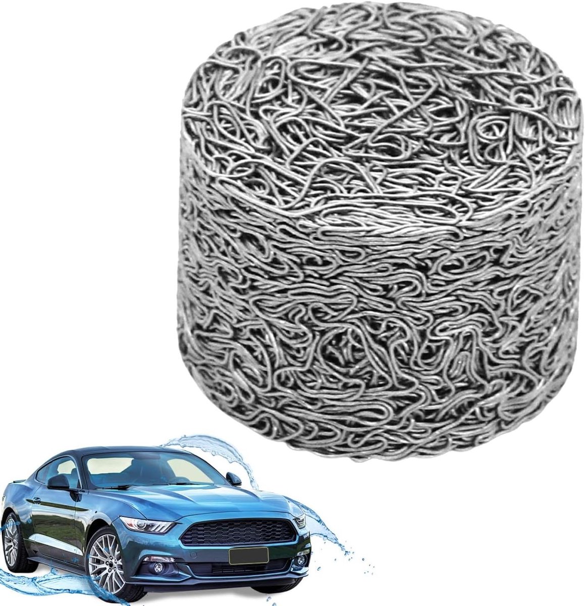 Schuim Filter - Mesh Filter - Auto Reinigen - Roestvrij Staal - 5g Mesh - Zilver