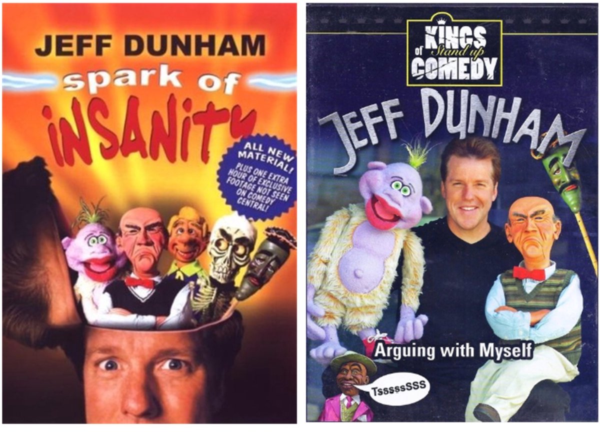 Jeff Dunham - Arguing With Myself + Jeff Dunham - Spark Of Insanity ( 2 dvd set )