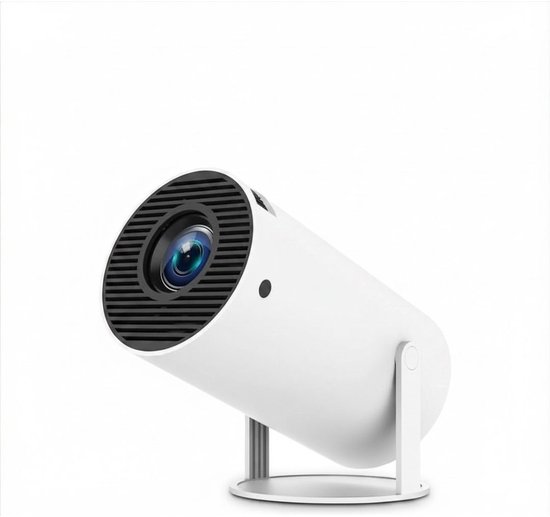 Mini Beamer 4K Ultra HD wit compact draagbaar projector smartphone gaming films series
