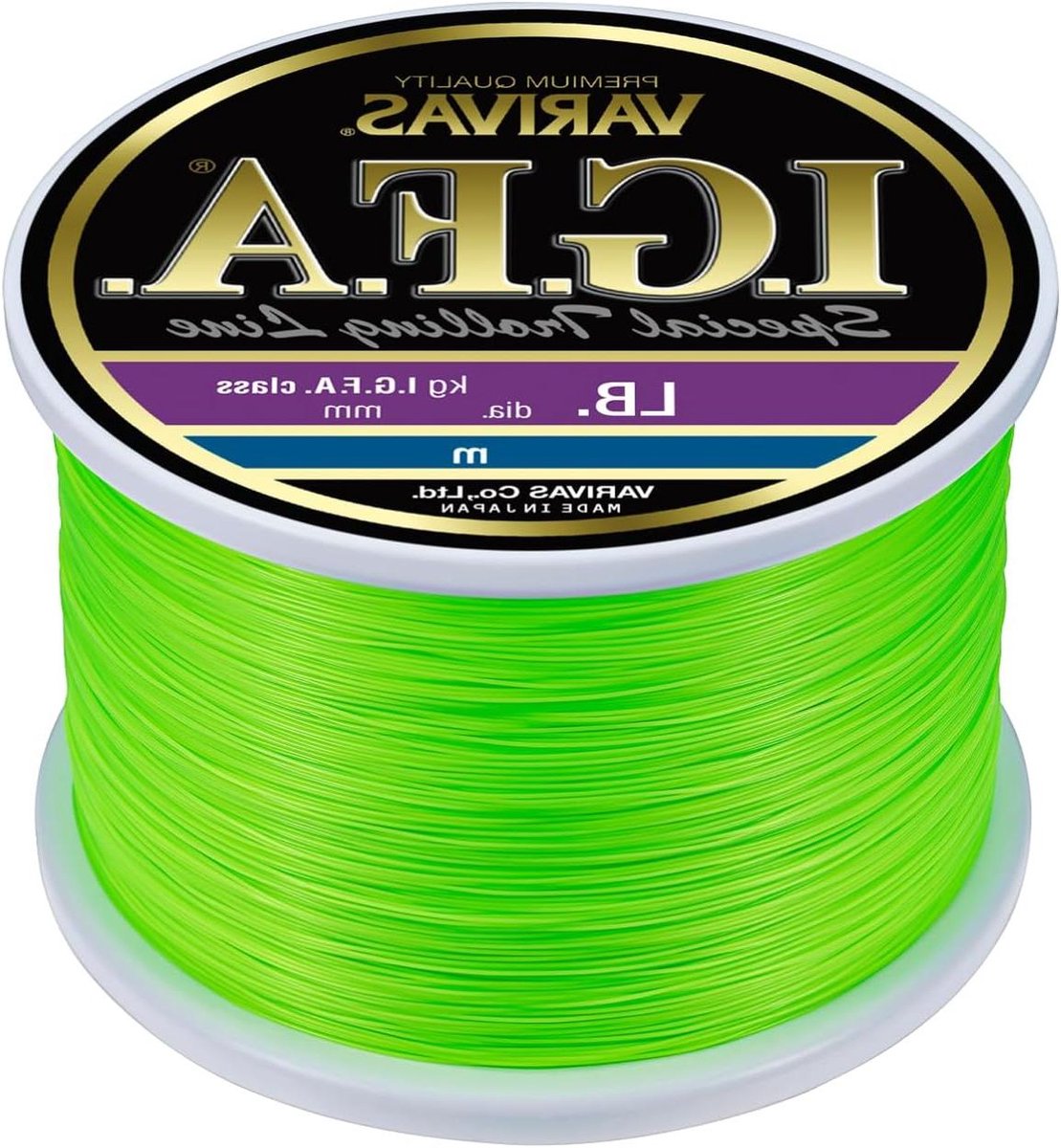 Morris Varivas Monofilament Vislijn I.g.f.a. Speciale Tolling Line Groen 50lb 1000m Japan Invoer