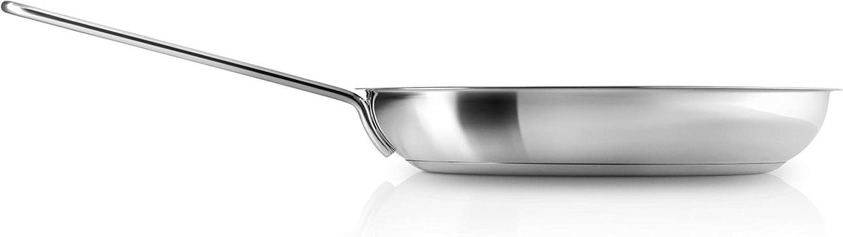 Roestvrijstalen Braadpan - Kookpan Stoofpan - Dagelijks Koken - Keramische Antiaanbaklaag - 28 cm - Gepolijst Staal