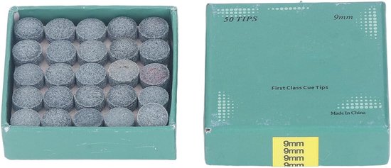 Dailygoods- Poolkeu Tips Vervangingsset 50st - Biljartkeu Accessoires van Dailygoods — afbeelding 5