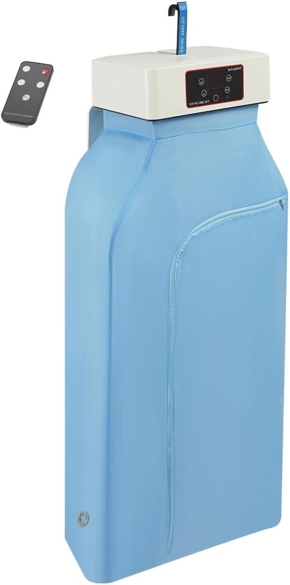 Draagbare wasdroger Elektrische droger Kleding drogen UV sterilisatie 30x20x12 cm Blauw