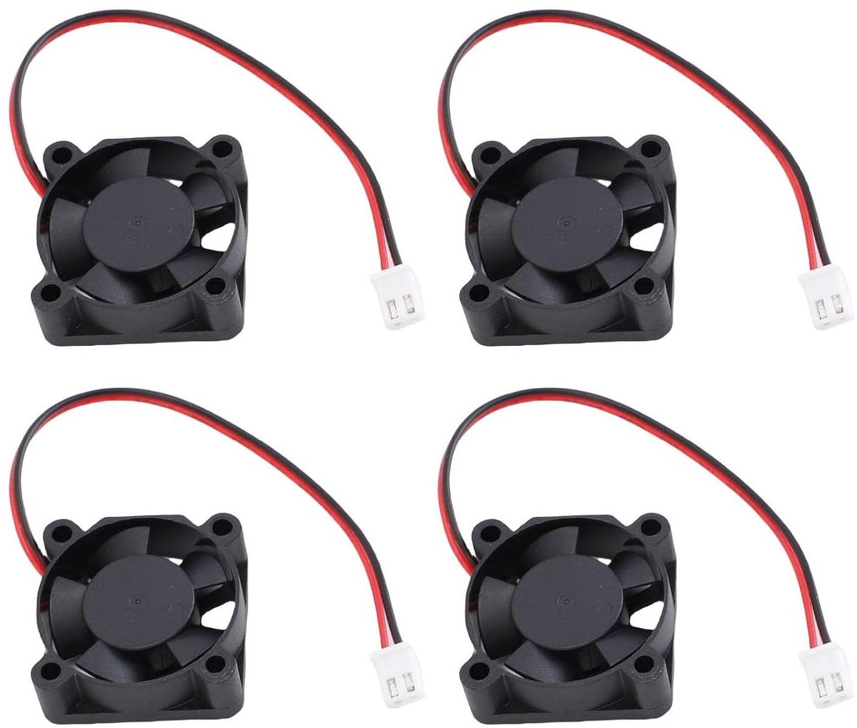Hot-end Ventilator - Koelventilator 3D-printer - 3D-printen Verbeteren - Dubbele Kogellagers - 30x30x15mm - Zwart