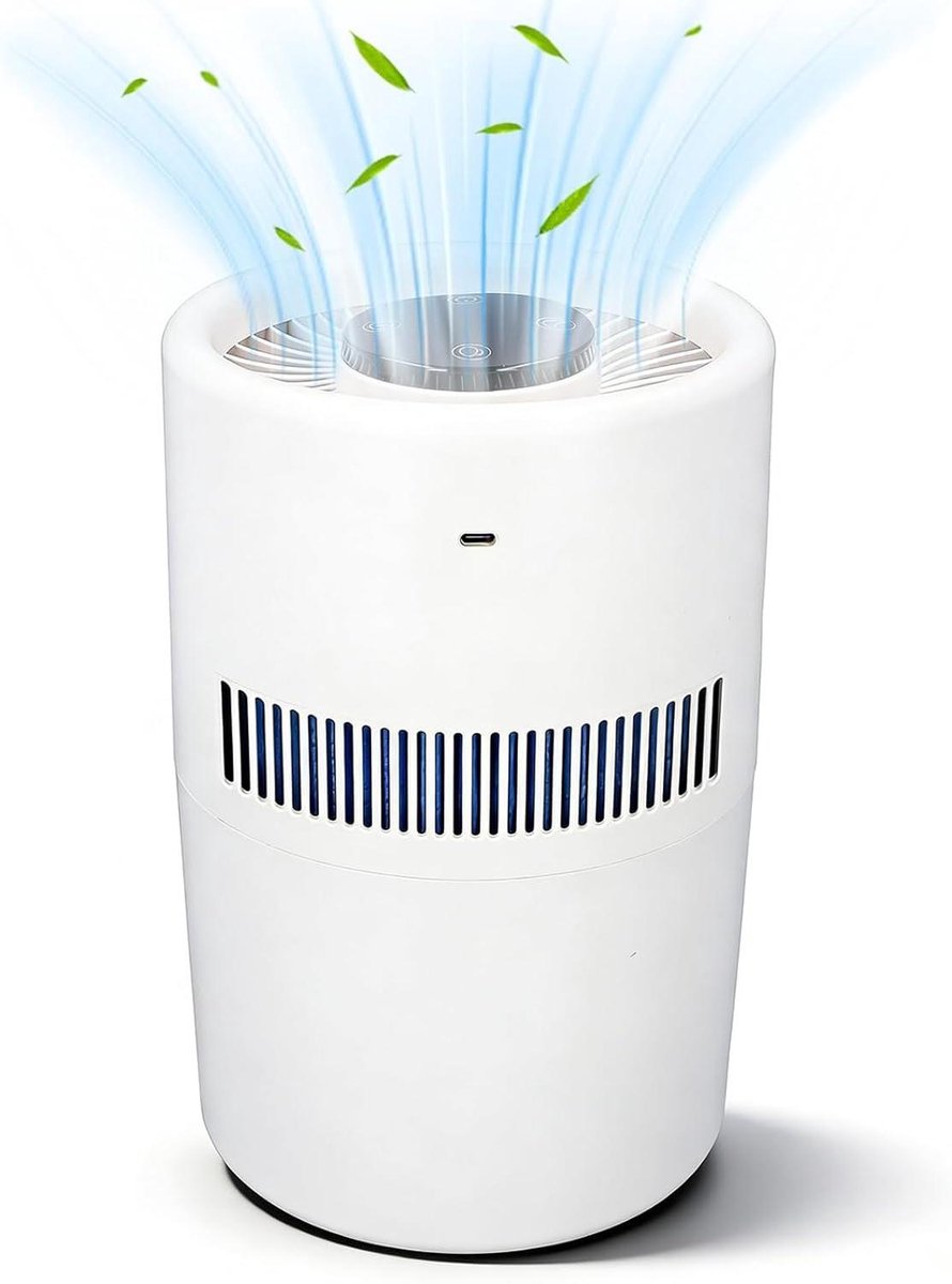 Luchtreiniger Luchtbevochtiger - Apparaat 2-in-1 - Verbeter Luchtkwaliteit - Dubbele Functionaliteit - 4 liter - Wit