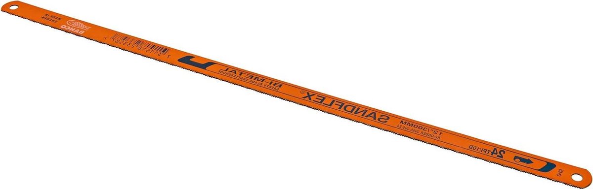 Bimetalen Zaagbladen - Metaalzaagbladen Zagen - Metaal Zagen - Vrijwel Onbreekbaar - 300 mm - Oranje