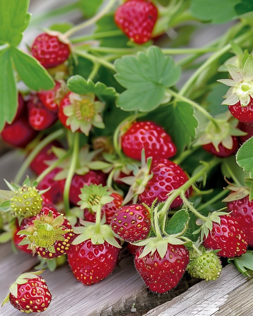 5 sets - Bosaardbei Zaden Baron Von Solemacher Fragaria Vesca Meerjarig