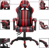 Gamestoel Rood - Gaming Stoel - Gaming Chair - Bureaustoel racing - Racestoel - Bureau stoel gamen