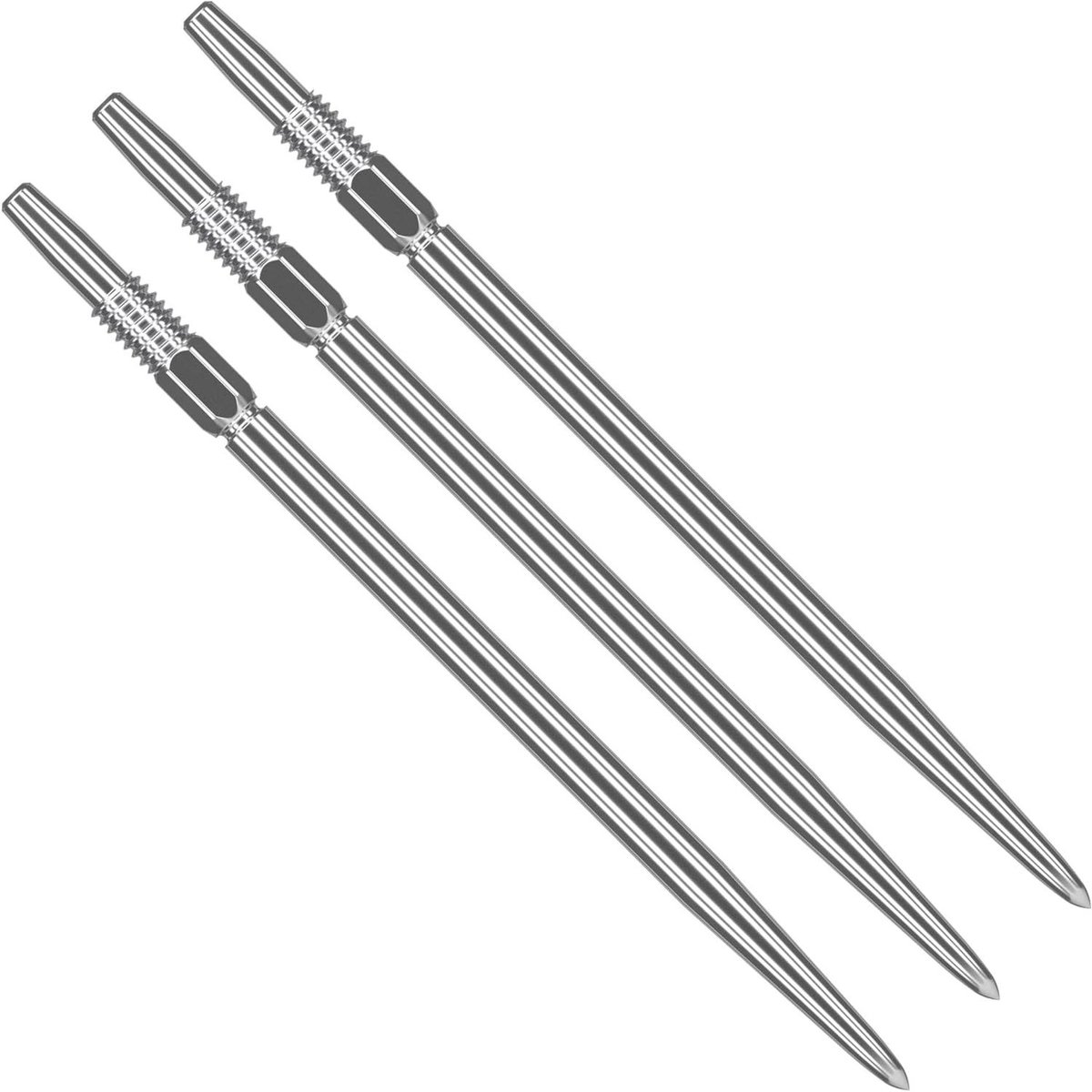 Dart Punten - Verwisselbare Tips - Precisie Spel - Gepatenteerd Systeem - 26MM - Zilver
