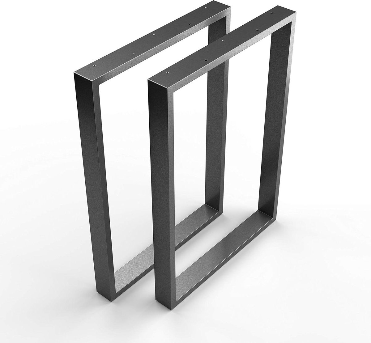 Tafellopers Staal - Tafelpoten Set - Tafel Maken - Moderne Stijl - 70x72cm 2 Stuks - Antraciet