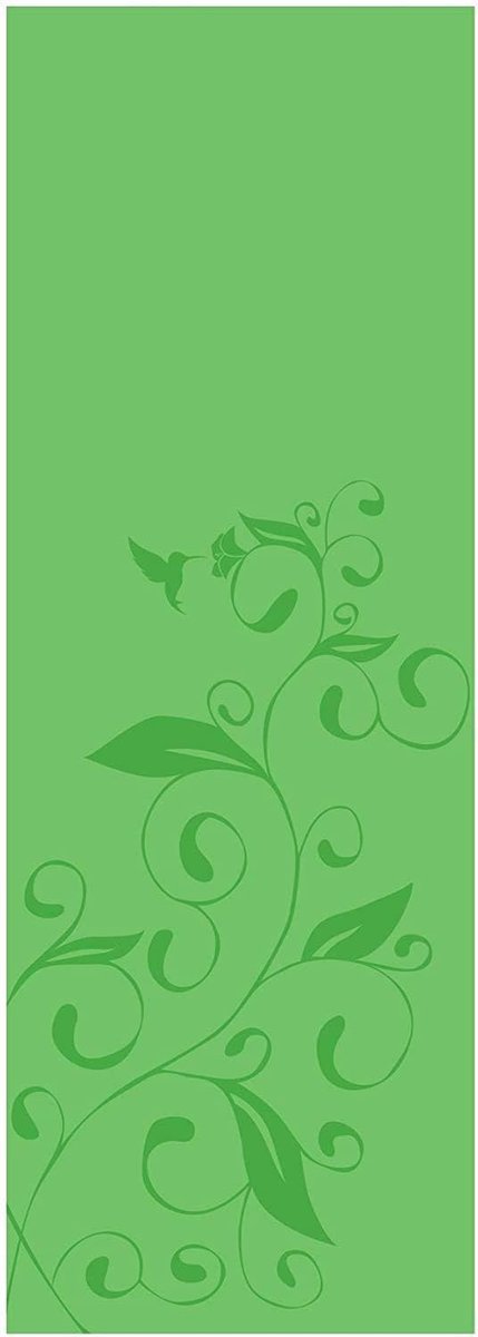 Yogamats - Fitnessmat - Thuis sporten - Antislip oppervlak - 68 x 24 inch - Groen — afbeelding 2