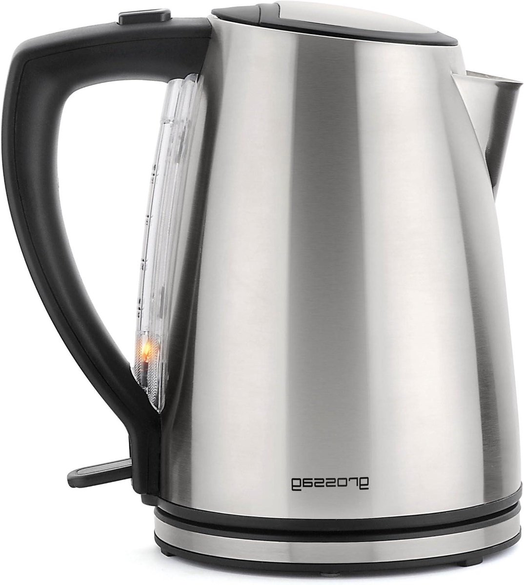 RVS Waterkoker - Elektrische Ketel - Snel Water Koken - Eén Hand Deksel - 12 Liter - Zilver Zwart
