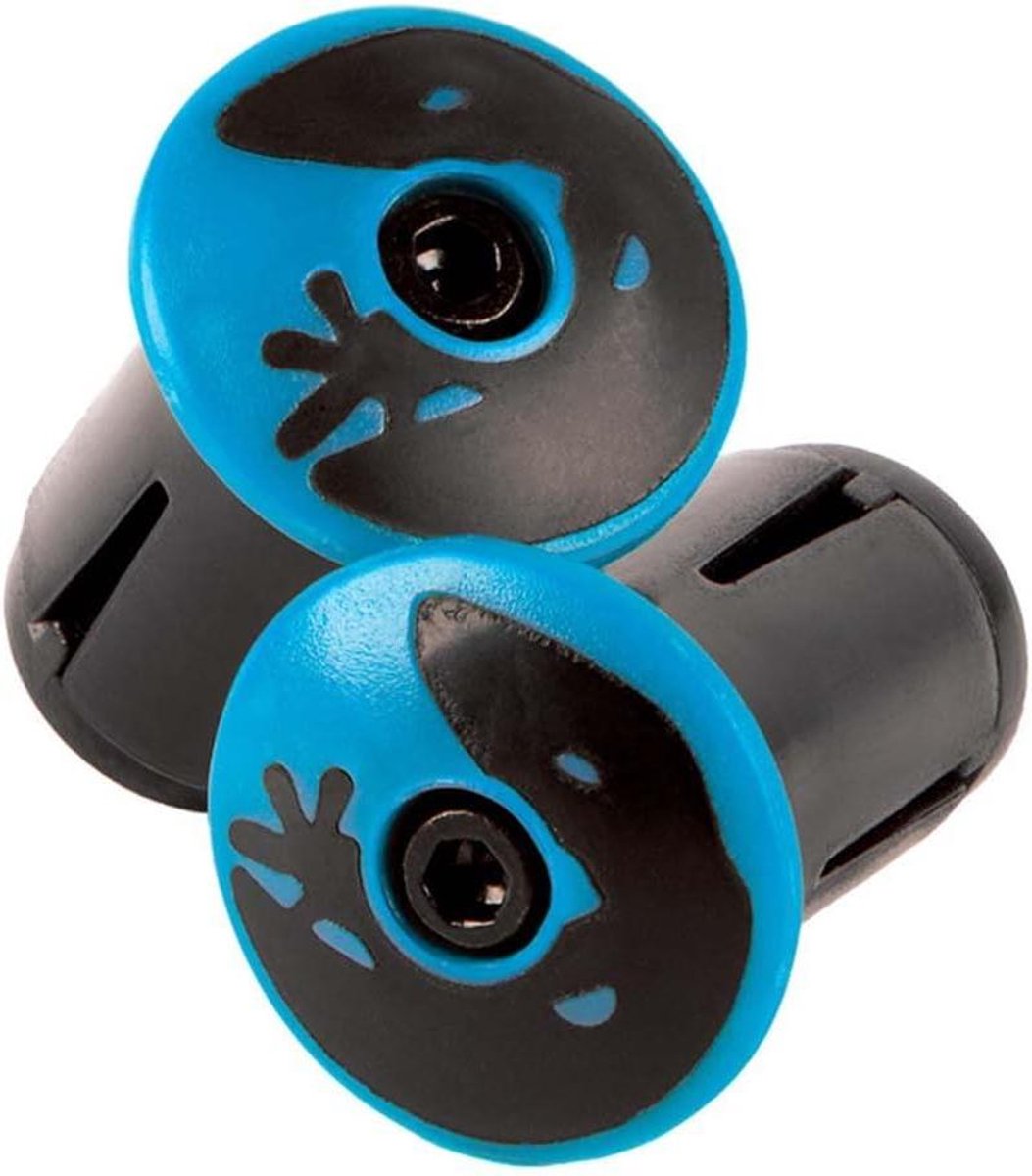 Fietsstuur Pluggen - Stuurdoppen Set - Fietsen Beschermen - Meerdere Materialen - 8.1 x 7.5 cm - Hemelsblauw