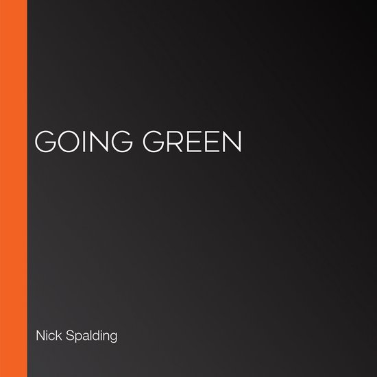 Going Green - cover