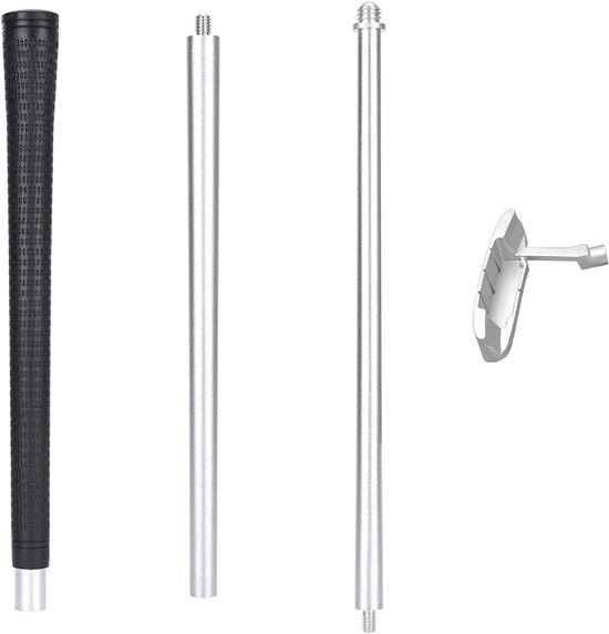 Golf Putter - Putting Club - Binnen en Buiten - Tweerichtings Ontwerp - 89 cm - Zwart Zilver van GOLF — afbeelding 5