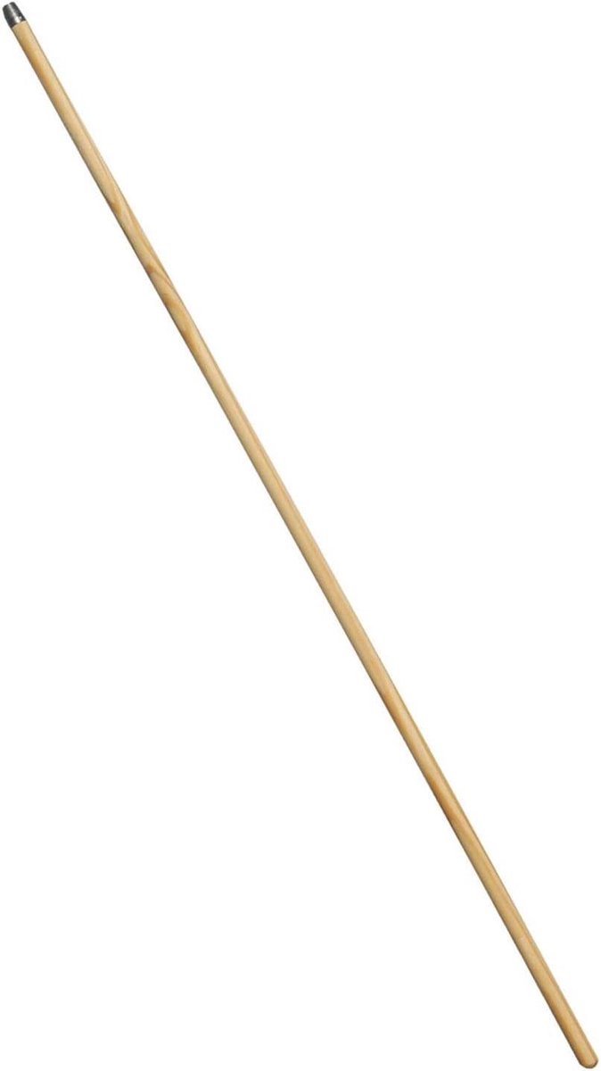 Bezemsteel Hout - Steel met schroefdraad - Reinigen en Onderhoud - Onbehandeld materiaal - 140 cm - Naturel — afbeelding 3