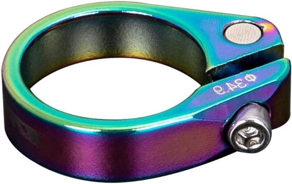 Zadelpenklem - Fietszadel klem - Fiets Zadel Verstellen - Lichtgewicht Aluminium - 349 mm - Kleurrijk