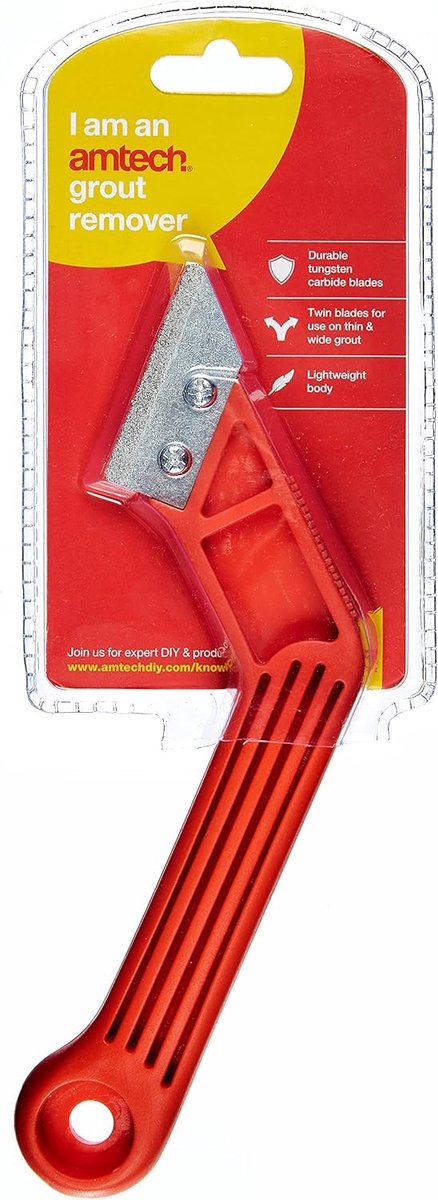 Tegelverwijderaar - Mortelverwijderaar - Oude voegen verwijderen - Dubbele snijbladen - 1000 Gram - Rood — afbeelding 4