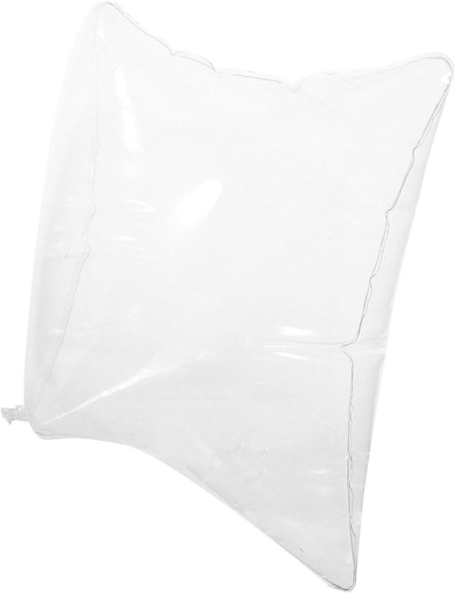 Opblaasbaar Kussen - Kampeerkussen Bankkussen - Comfortabel Zitten - Waterafstotend PVC - 36 x 36 cm - Zoals afgebeeld