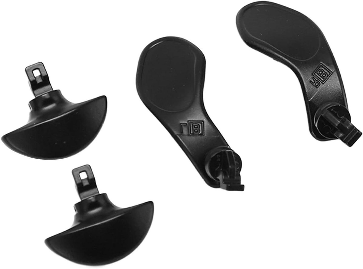 Controller Paddles - Back Buttons - Gaming Prestaties Verbeteren - Roestvrij Staal - 4 Stuks - Zwart