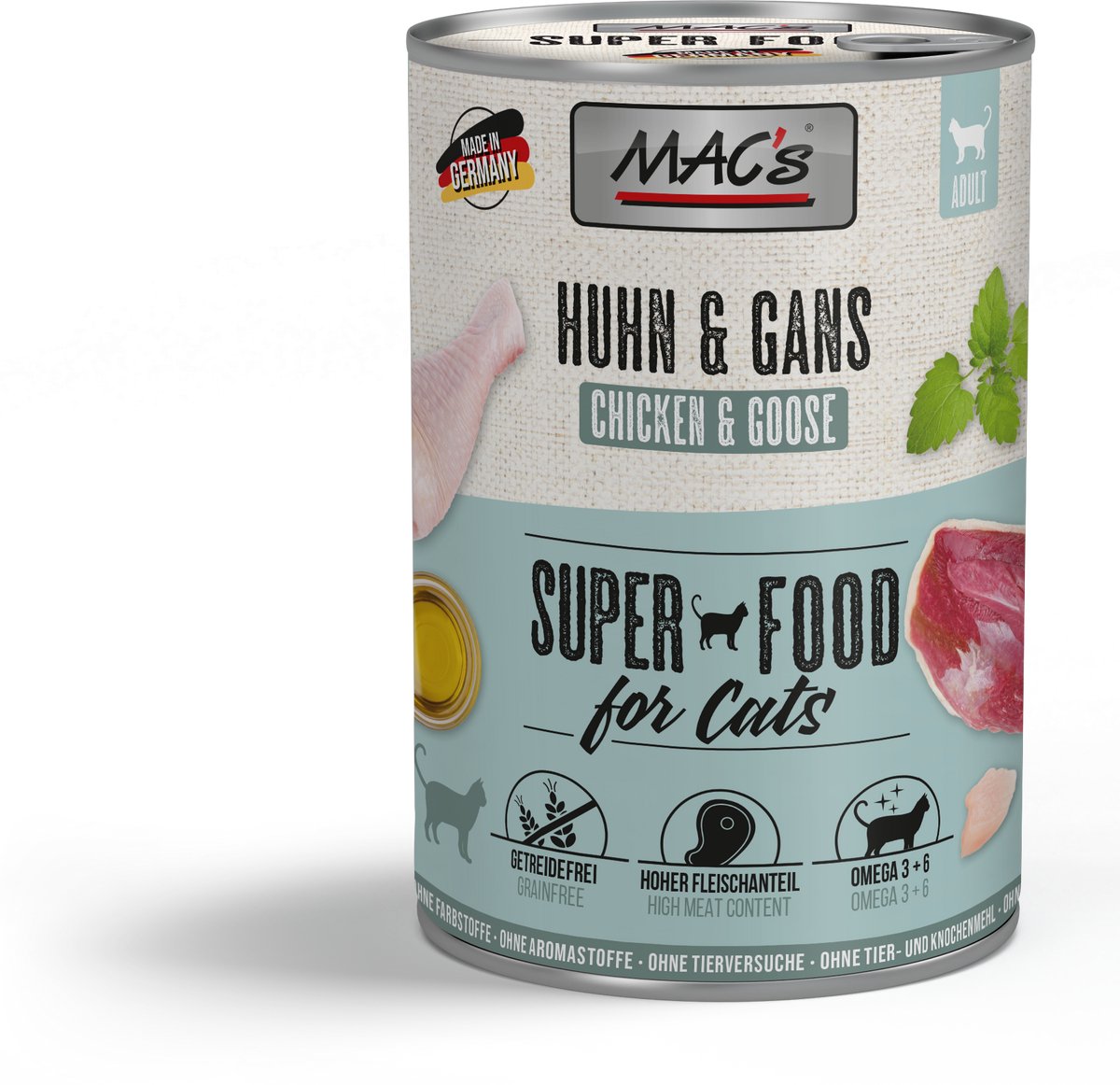 MAC's CAT - Blik 6x400g - Kip & Gans