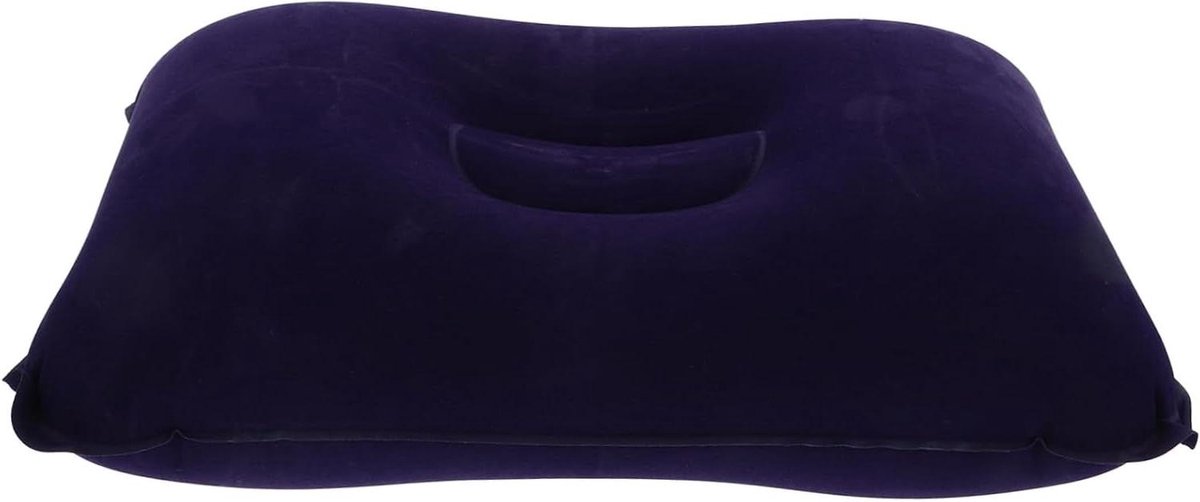 INOOMP Draagbaar Opblaasbaar Kampeerkussen Ergonomisch Kantoor Rustkussen Voor Comfortabel Slapen Voor Reis Ontspanning