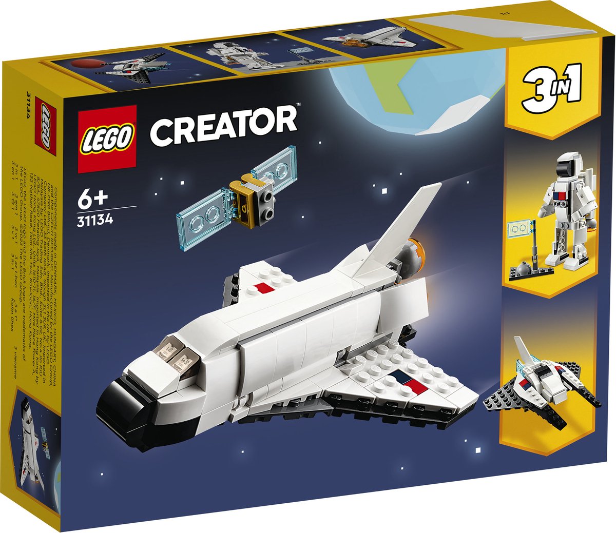 LEGO Creator 3in1 Space Shuttle Ruimteschip Set - 31134 — afbeelding 19