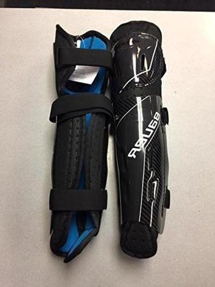 Scheenbeschermers IJshockey - Scheenbeschermers Sport - IJshockey Bescherming - Professioneel Model - 15 inch - Zwart