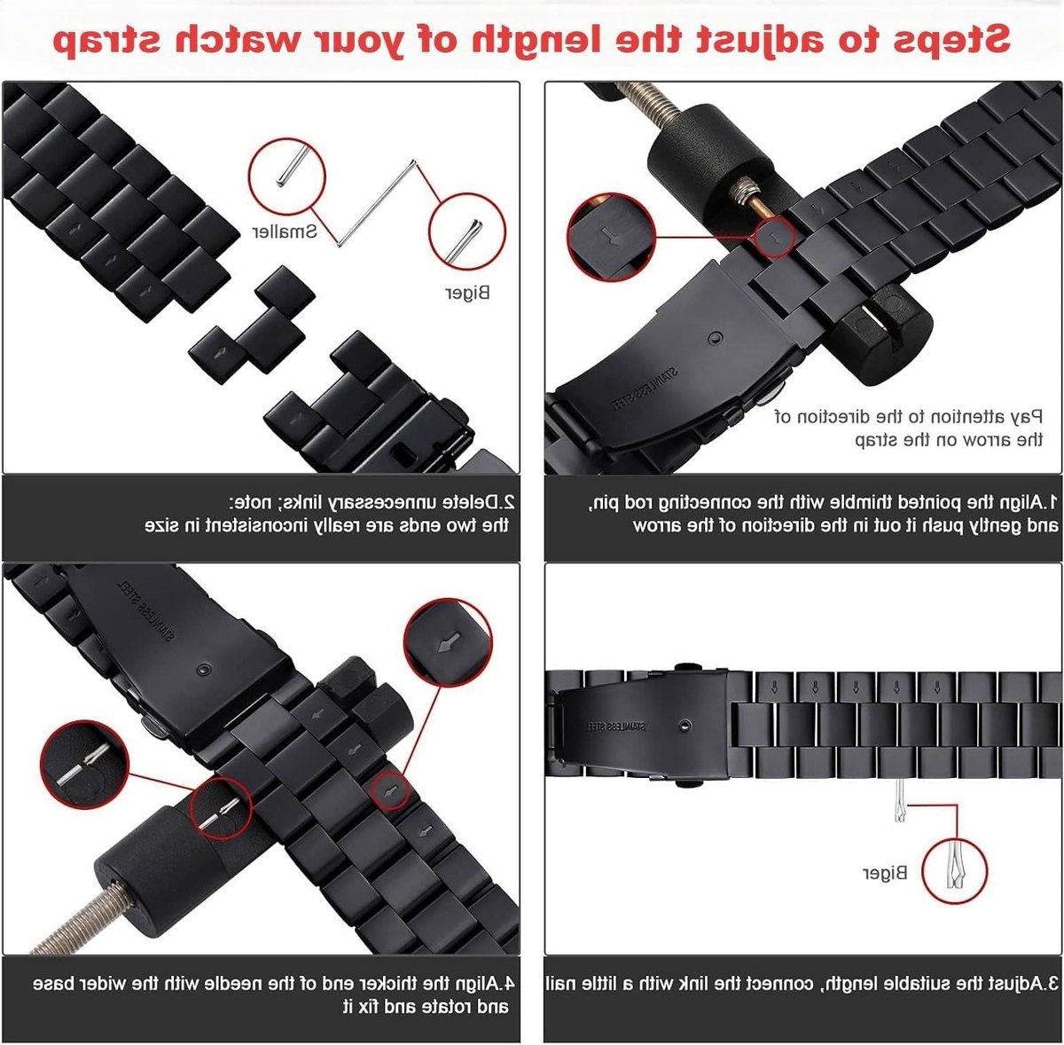 Stalen Horlogeband van 22mm voor Garmin Venu 2/3 en Forerunner 970/570/265/255 - Duurzame en Stijlvolle Vervangband voor Mannen en Vrouwen