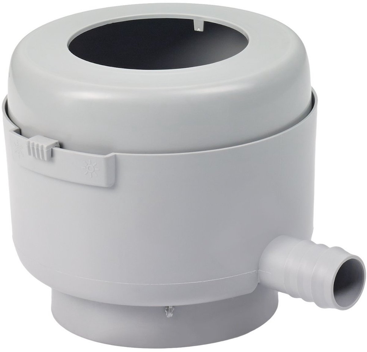 Garantia Collecteur d'eau de pluie DN 70-100 gris incl. cartouche filtrante