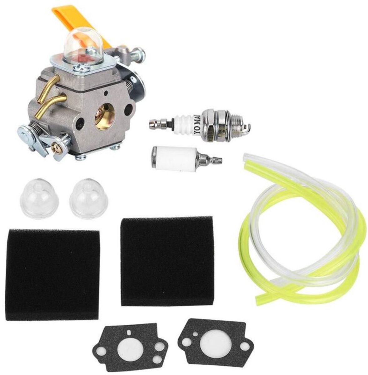 Vervangingsset geschikt voor carburateur van Homelite / Poulan / Weedeater / Ryobi / Ryan / Lawnboy / Zama C1UH60