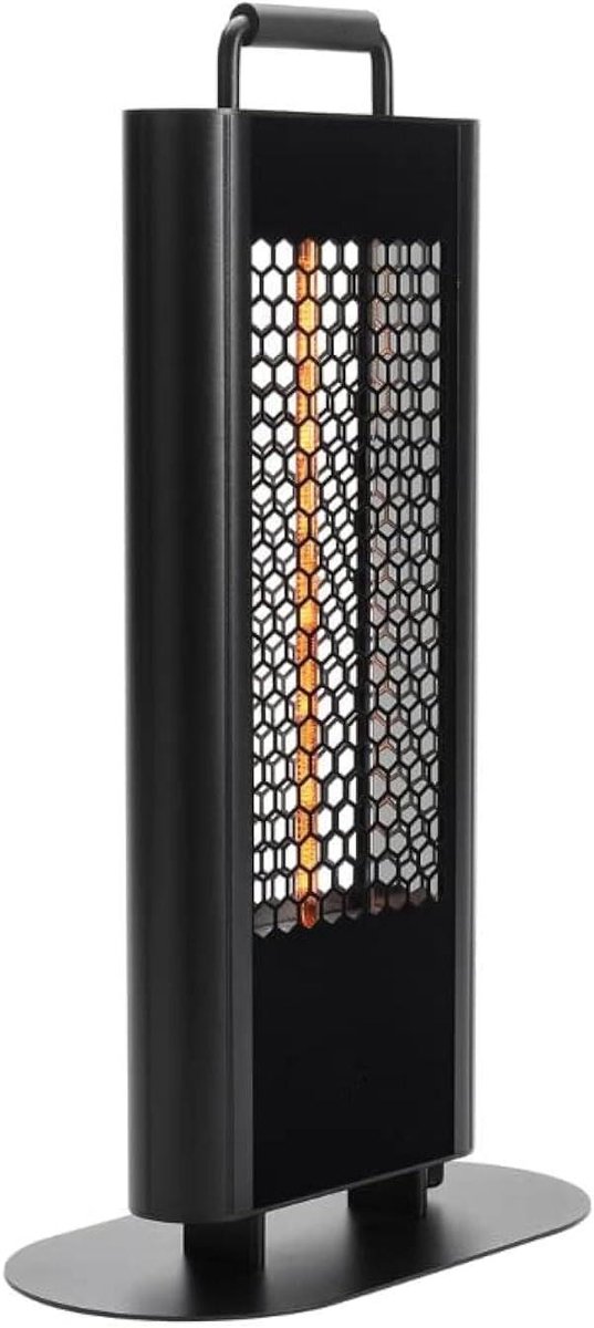 Infraroodverwarming - Terraskachel - Buiten verwarmen - 360 graden warmte - 12 kW - Zwart