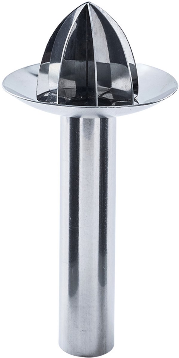 Citrus Handpers - met Handvat - Easy Squeezer - Roestvrij Staal - 7,5 x 7,5 x 16 cm