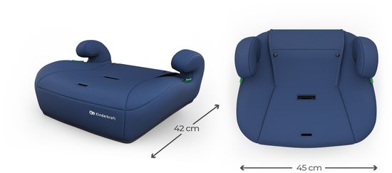 Kinderkraft COMFORT UP 2 PLUS - i-Size autostoel - 3-puntsgordel installatie - Gordelgeleiders 76-150 cm - 5-punts 76-105 - Blauw van Merkloos — afbeelding 3