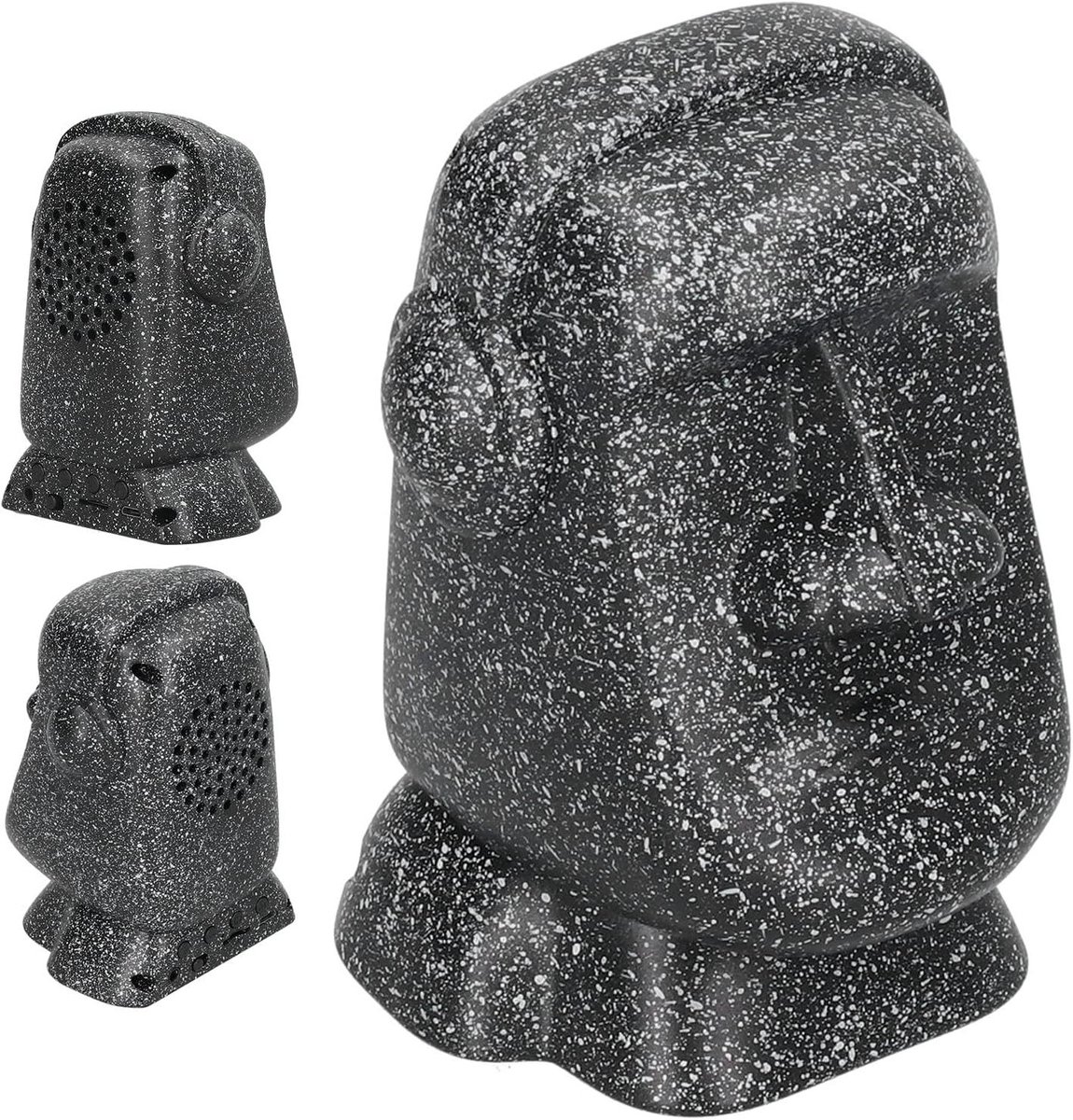 Draadloze Luidspreker - Draagbare Speaker - Muziek Luisteren - Dubbele Speaker Koppeling - 12 x 8 x 8 cm - Zwart