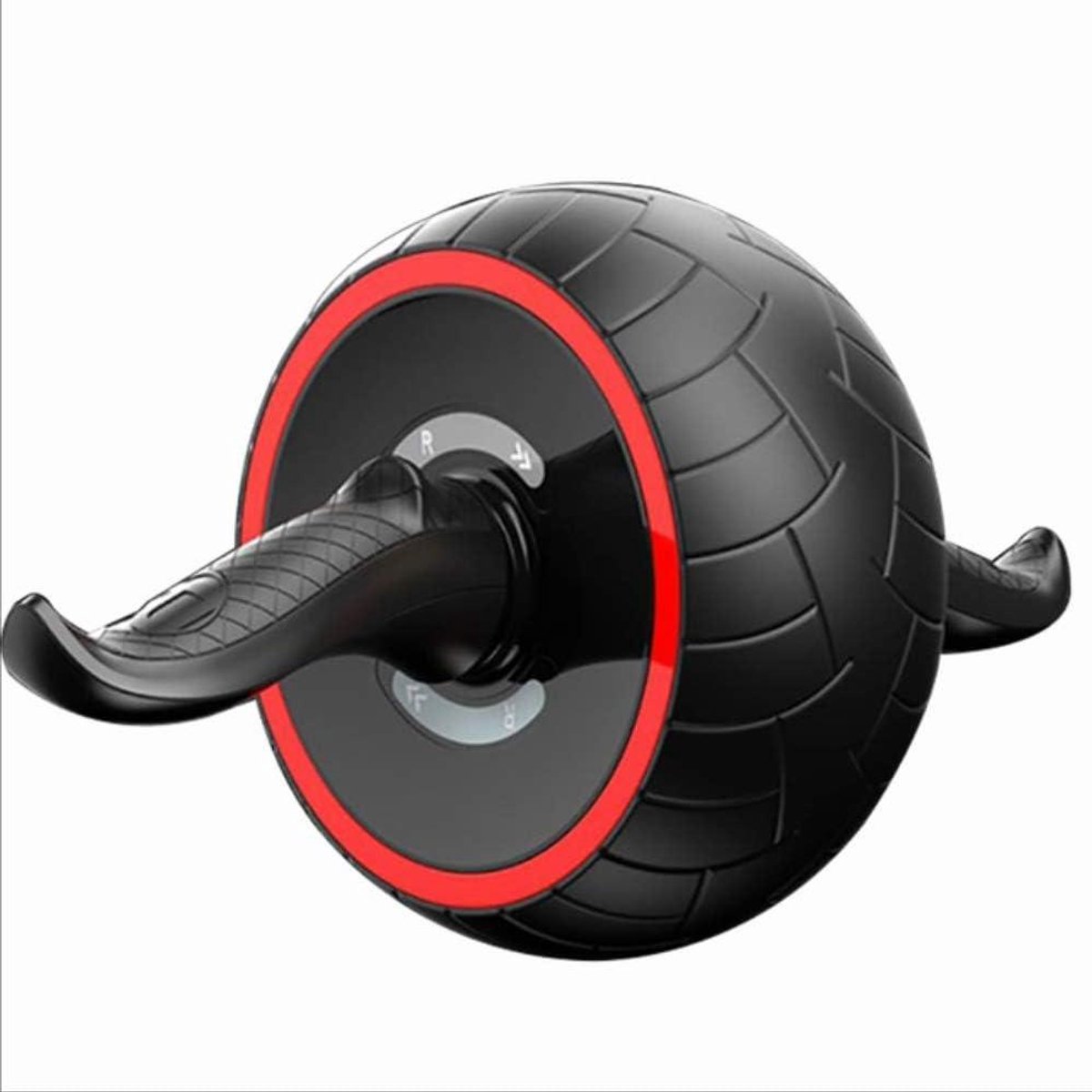 Buikwiel Fitness - Buikspier Wiel - Core Training - Dubbelwiel Stabiliteit - 37x20cm - Type 2