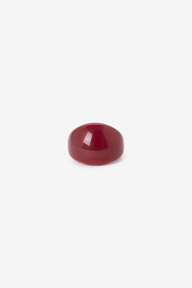 Sissy-Boy - Donkerrode ronde resin ring