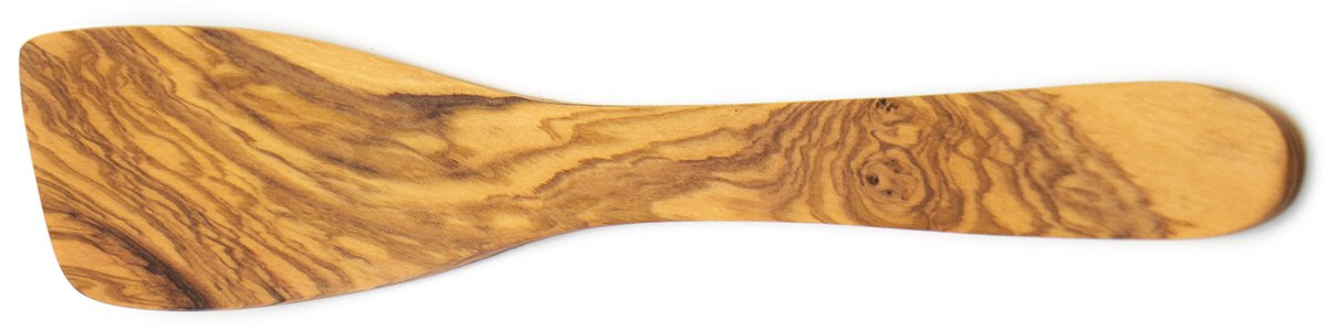Rizes Wood - Pure Olive Wood - olijfhouten Spatel - Olijfhout - Smal - Spatel (30 cm) - Duurzaam!