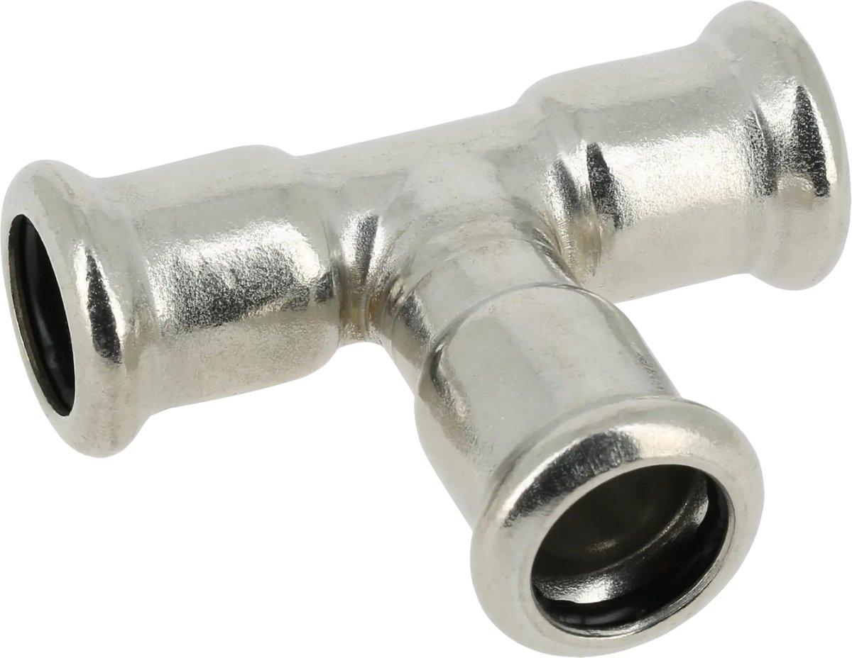 Bonfix M-press RVS-water T-stuk 12 x 12 x 12 mm