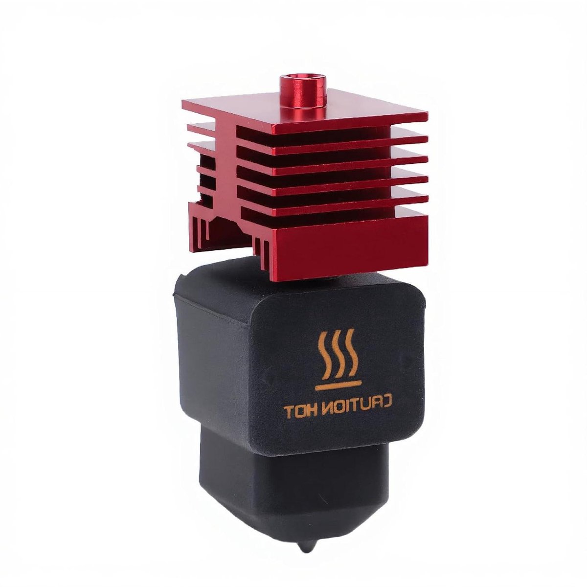 3D Printer Hotend - Nano-coating Mondstuk - Snel Printen - Geïntegreerd Magneetblok - 0.4mm - Rood
