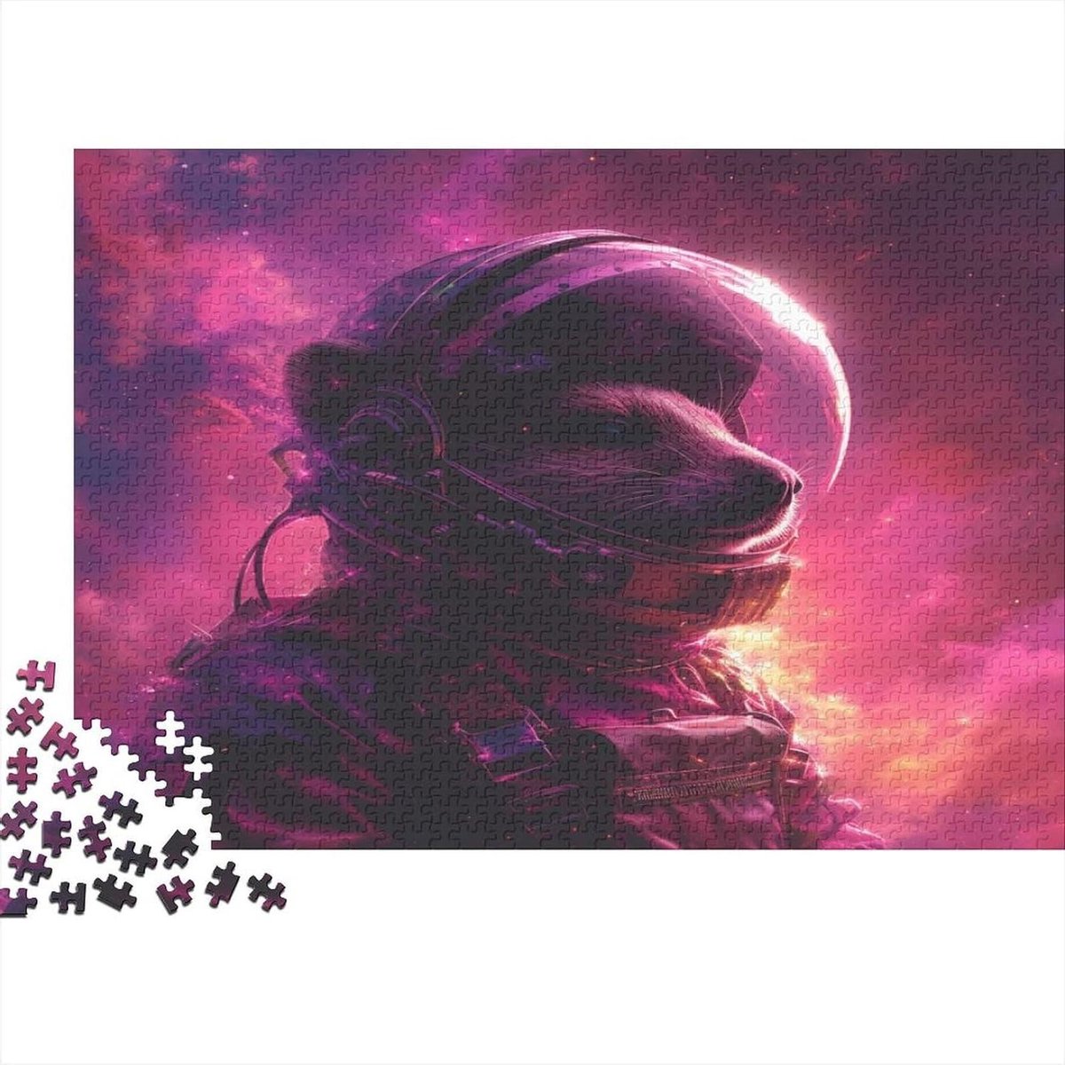 Dieren Puzzel - Legpuzzel Volwassenen - Ontspanning Thuis - Met Bonus Poster - 52x38cm 500 Stukjes - Stijl 11