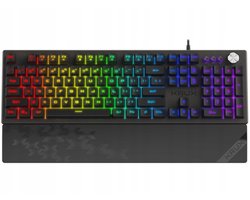 KRUX Frost RGB Membraan Toetsenbord, 107 Toetsen, Volumewiel